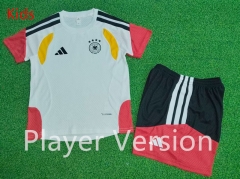 Player Version 2026-27 Germany  White  Kids/Youth Soccer Uniform-9926