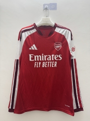 (S-4XL)26-27 Arsenal Home Red LS Thailand Soccer Jersey AAA-9268