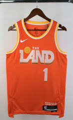 2023 City Edition Cleveland Cavaliers #1 Orange NBA Jersey-311