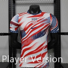 Player Version 2026-2027 Special Version USA White&Red Thailand Soccer Jersey AAA-888