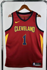 2017 City Version Cleveland Cavaliers #1 Burgundy NBA Jersey-311