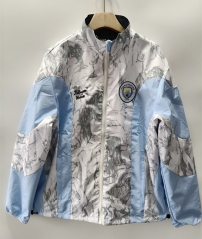 2026-2027 Manchester City White Double-sided Trench Coats -0255
