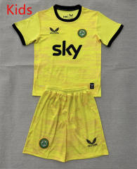 2026-2027 Ireland Goalkeeper Yellow Kids/Youth Soccer Uniform-AY