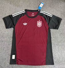 (S-4XL) 2026-2027 Spain goalkeeper Red Thailand Soccer Jersey AAA-2390