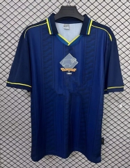 (S-4XL) Retro Version 1995-1996 Derby County  Away Royal Blue Thailand Soccer Jersey-2044