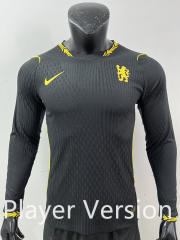 Player Version 2026-2027 Correct Version Chelsea Away Black LS Thailand Soccer Jersey AAA-5486
