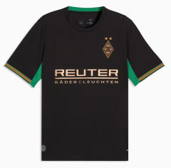 2026-27  Borussia Mönchengladbach Away Black Thailand Soccer Jersey AAA-417