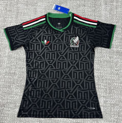 2026-27 World Cup Mexico 2nd Away Black Women Thailand Soccer Jersey AAA-4506