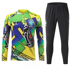 2026-2027 Brazil Yellow Thailand Soccer Tracksuit-GDP