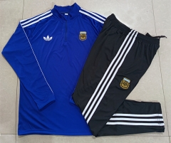 2026-2027 Argentina Color Blue Thailand Soccer Tracksuit-815
