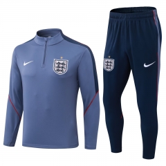 2026-2027 England Gray Thailand Soccer Tracksuit-411