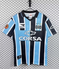 Retro Version 1998 Grêmio FBPA Home Blue&White Thailand Soccer Jersey AAA-3257