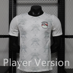 （M-3XL）Player Version 2025-26 Egypt Away White Thailand Soccer Jersey AAA-888