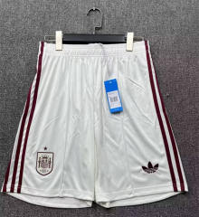 2026 World Cup Spain Away White Thailand Soccer Shorts