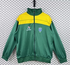 Retro Version 1982 Brazil Green Thailand Soccer Jacket-3257