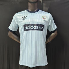 26-27 oasis Blue Thailand Soccer Jersey AAA-9606
