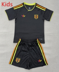 2026-27 Peru Away Black kids  Soccer Uniform-AY