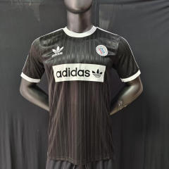 26-27 oasis  Black Thailand Soccer Jersey AAA-9606