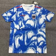 (S-4XL) 2026-2027 Cape Verde  Blue Thailand Soccer training Jersey AAA-4178