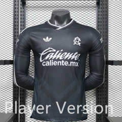 Player Version 2026-2027 Club America Away Black LS Thailand Soccer Jersey AAA-888