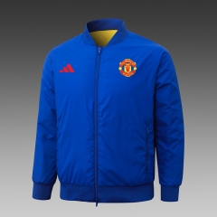 2026-2027 Manchester United Colour Blue Double-Sided Cotton Coats-815