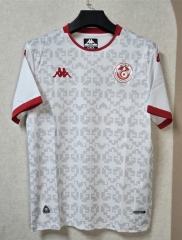 (S-4XL) 2026-2027 Tunisia Away White Thailand Soccer Jersey-4728