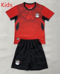2026-27 Egypt Home Red  Youth/Kids Soccer Uniform-AY