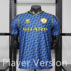 （s-3xl）Player Version 2026-2027 Special Version Manchester United Blue Thailand Soccer Jersey AAA-888