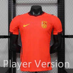 Player Version 2026-27 China Home Red Thailand Soccer Jersey AAA-888