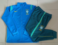 2026-2027 Brazil Blue Thailand Soccer Jacket Uniform-815