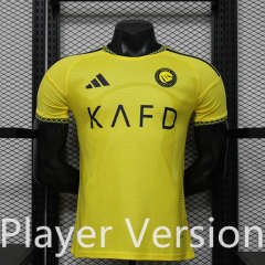 Player Version 26-27 Al Nassr FC Yellow Thailand Soccer Jersey AAA-888