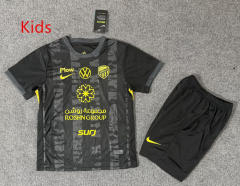 2026-27 Al Ittihad Away Black  Kids  Soccer Uniform-6748