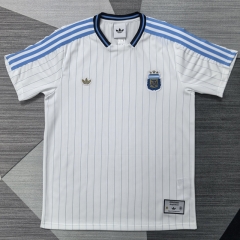 (S-4XL) 26-27 Argentina  White Thailand Soccer Jersey AAA-4927