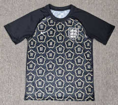 (S-4XL) Retro version 2026-2027 England Black Thailand Soccer Jersey AAA-6850