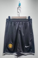 Retro Version 2007-08 Manchester United Black  Thailand Soccer Shorts-2483