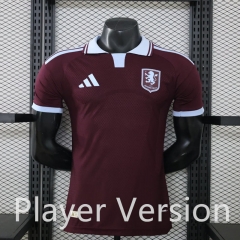 Player Version 26-27 Aston Villa Home Maroon Thailand Soccer Jersey AAA-888
