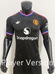 Player Version 26-27 Manchester United Black Thailand Soccer Jersey AAA-SJ