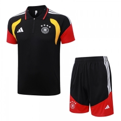 26-27 Germany Black Thailand Polo Uniform-815