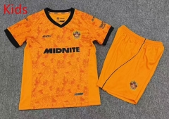 26-27 Wolverhampton Wanderers Home Orange Kid/Youth Soccer Uniform-7809