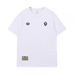 26-27 Juventus White Retro Embroidered Short-Sleeve T-Shirt - LH