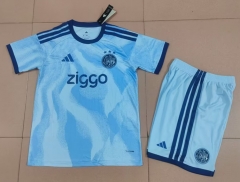 2026-2027 Ajax Away Blue Soccer Uniform-718