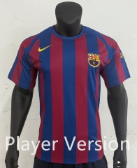 Player Version 05-06 Champions League Version Barcelona Home Red&Blue  Thailand Soccer Jersey AAA-0871