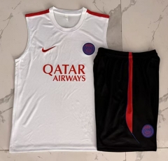 2026-2027 Paris SG White Thailand Soccer Vest Tracksuit -815