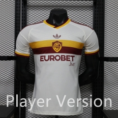 Player Version 26-27 Roma Away White Thailand Soccer Jersey AAA-888