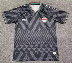 (S-4XL) 2026-2027 Iraq Second Away Gray-Black Thailand Soccer Jersey AAA-8025