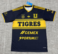 (S-4XL) 2026-2027 Tigres UANL Away Black Thailand Soccer Jersey AAA-4506