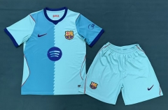 26-27 Barcelona Second Away BlueSoccer Uniform-6748