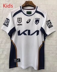 (16-26) 2026 Mustang White Children's Rugby Jersey