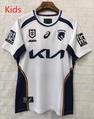 (16-26) 2026 Mustang White Children's Rugby Jersey