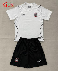 26-27 Corinthians Home White Kids/Youth Soccer Unifrom-AY